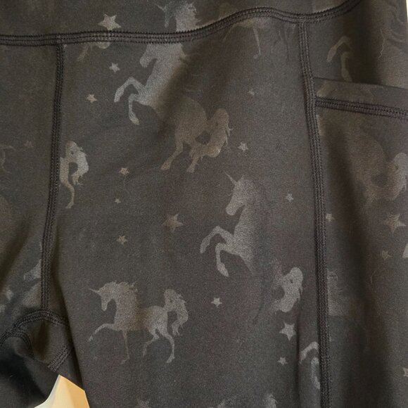 Constantly Varied Gear - Medium/Full Length Shadow Unicorns Leggings - EUC - Picture 3 of 3